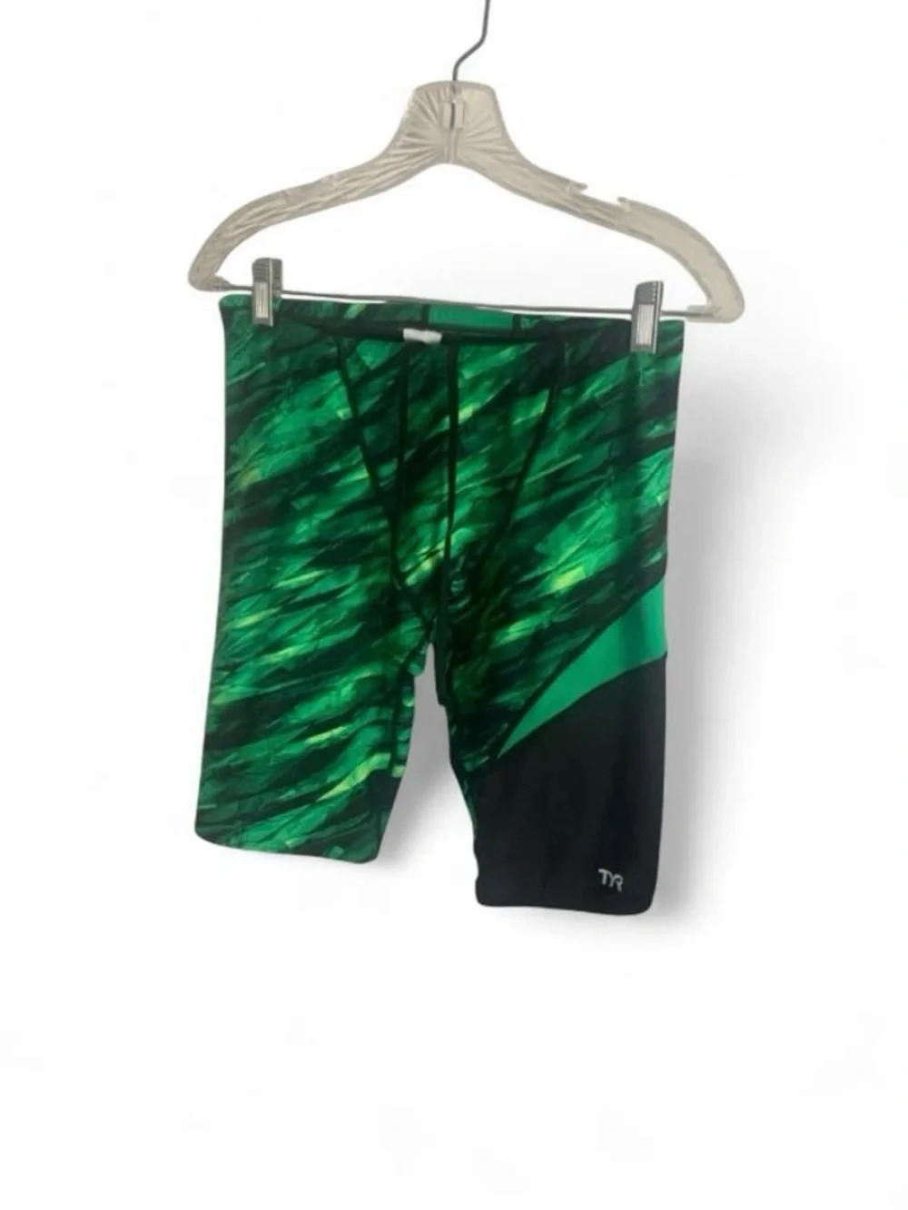 TYR Vitric Wave  biker size 34 UV protection Chlorine proof 10” Jammer swim